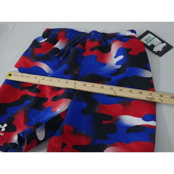 Under Armour Boys' YOUTH USA Street Camo Volley Swim Trunk Shorts L - Picture 6 of 8